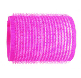 Accessoires cheveux - Rouleau velcro rose - 44mm - Lot de 12 