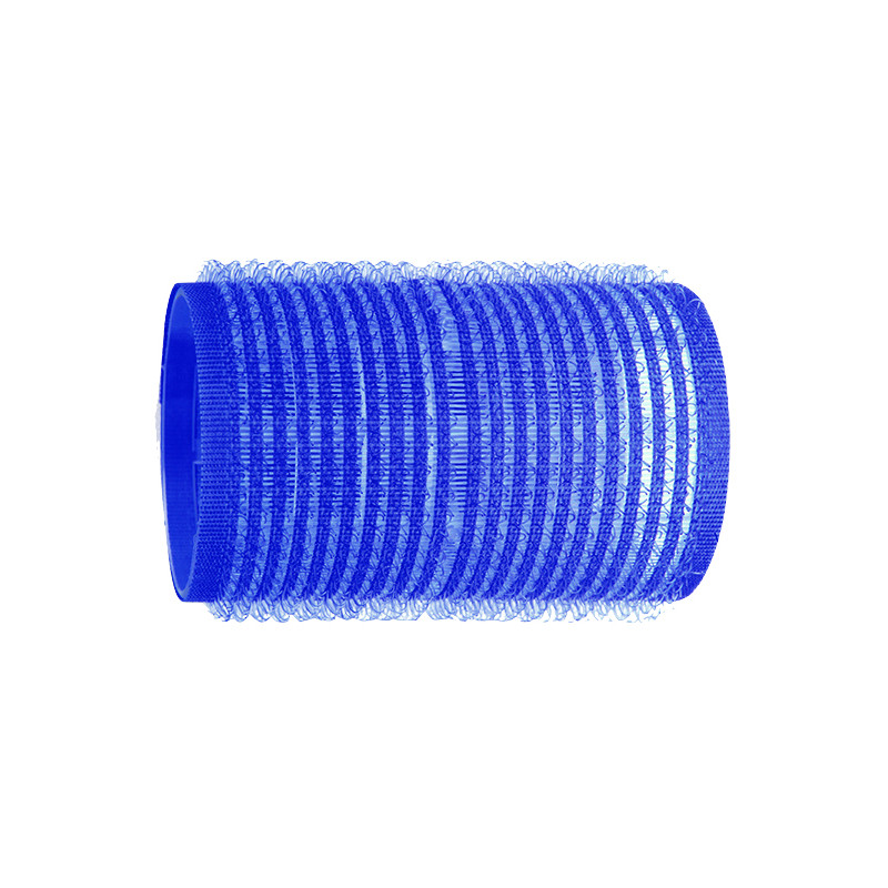 Accessoires cheveux - Rouleau velcro bleu - 40mm - Lot de 12 