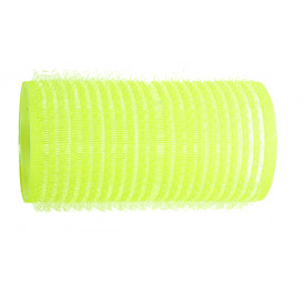 Accessoires cheveux - Rouleau velcro jaune - 32mm - Lot de 12 