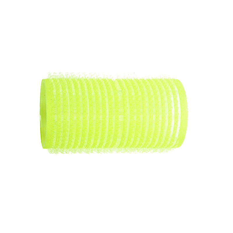 Accessoires cheveux - Rouleau velcro jaune - 32mm - Lot de 12 