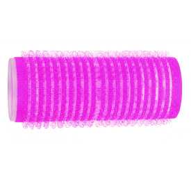 Accessoires cheveux - Rouleau velcro rose - 24mm - Lot de 12 