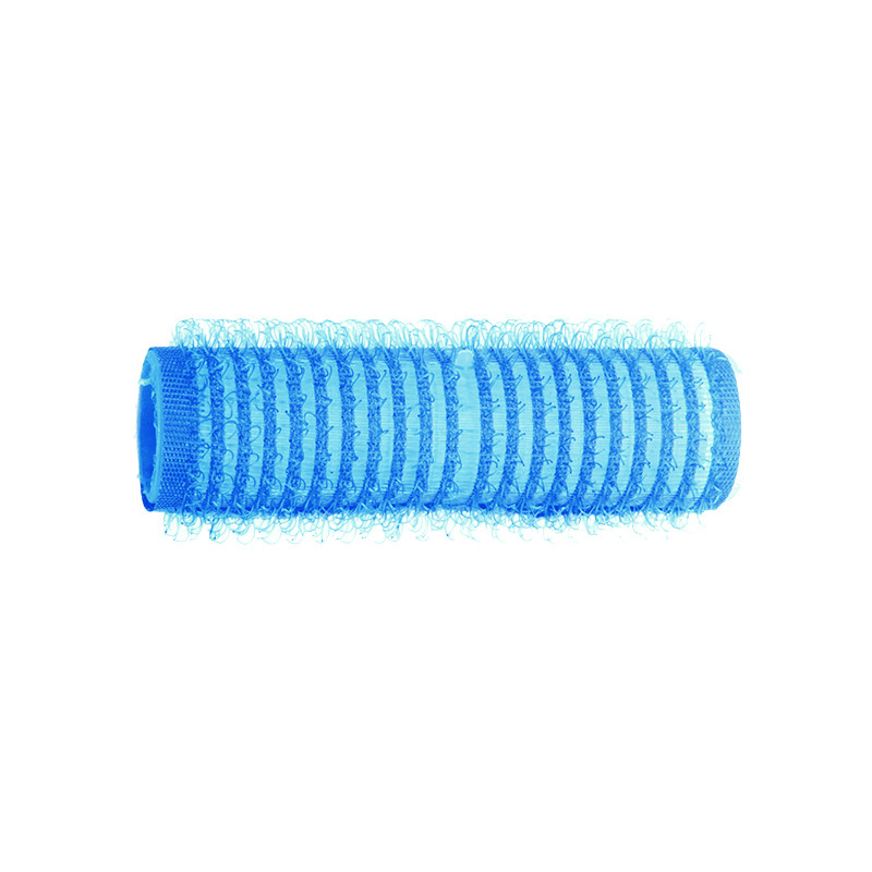 Accessoires cheveux - Rouleau velcro bleu - 15mm - Lot de 12 