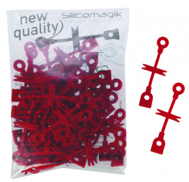 Accessoires cheveux - Languettes Silicomagik - 73 mm - Lot de 50 