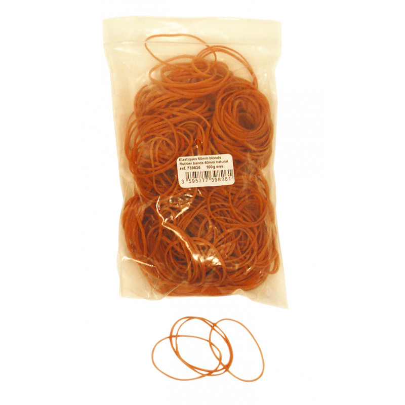 Accessoires cheveux - Elastiques blond 45mm 