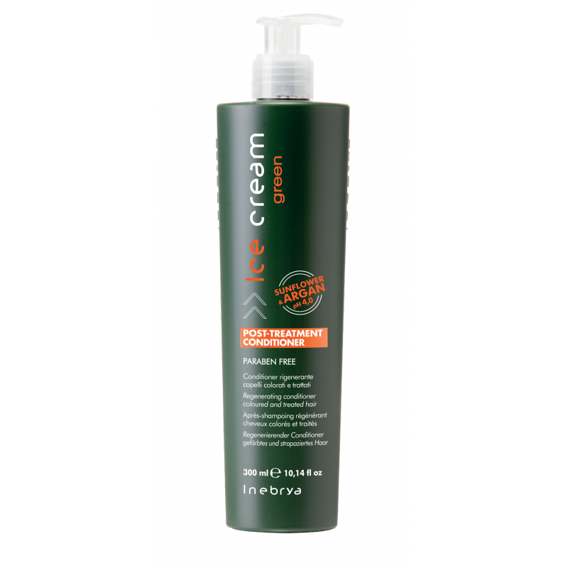 Shampoing Post Traitement Green Ice Cream - 300ml - Inebrya - Maneliss