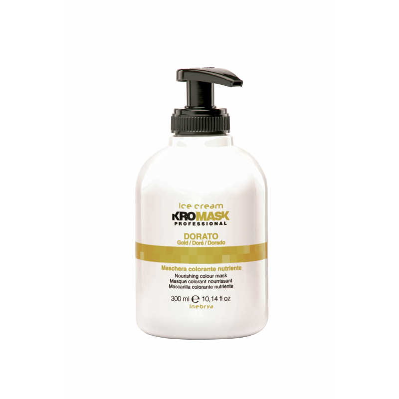 Soin technique - Masque KROMASK BLOND DORÉ - 300ml - masque coloré - Inebrya - Maneliss