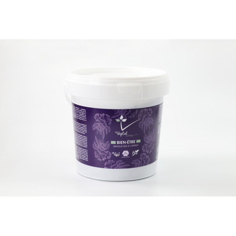 Masque Bien-Être à l'argile BIO - Végétal'Emoi - Maneliss