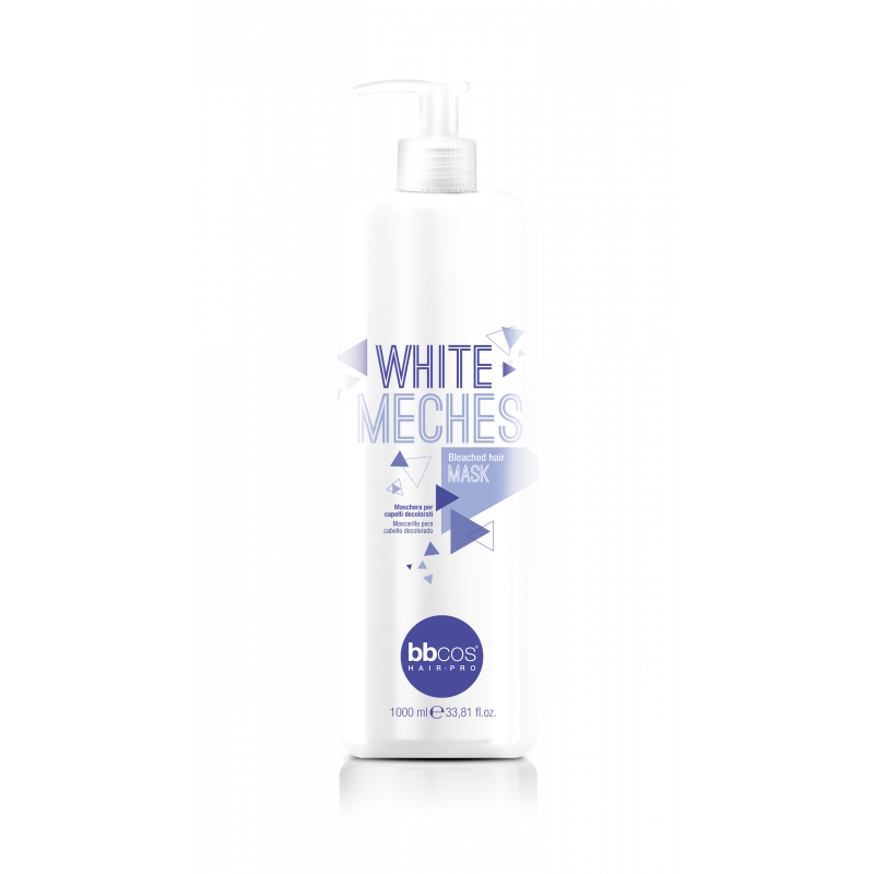 Soin technique - Masque WHITE MECHES - Pour cheveux décolorés - Bbcos - Maneliss