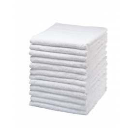 Serviettes blanches lot de 12