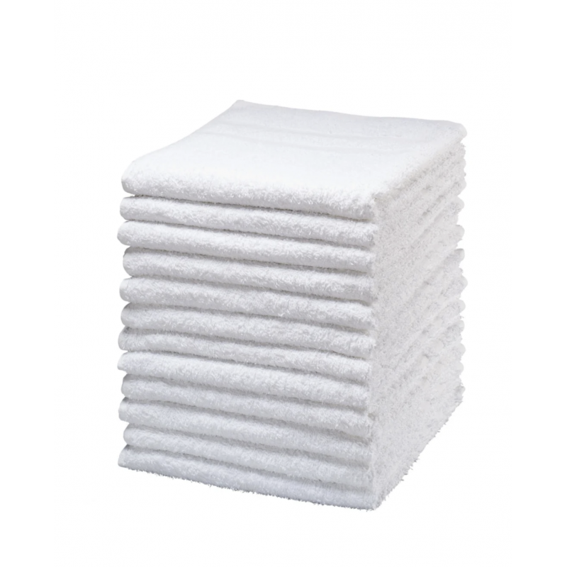 Serviettes blanches lot de 12