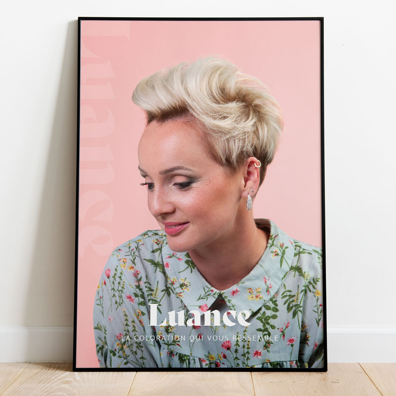 Poster Luance modèle Blond polaire - A2 