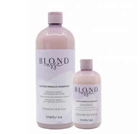 Shampoing pour cheveux méchés et décolorés - No Yellow Blondesse - Inebrya - Maneliss