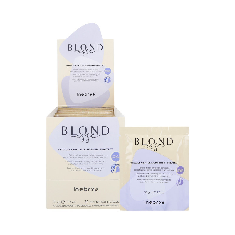 Poudre décolorante - Poudre Gentle Miracle Blondesse 24x35 - Inebrya - Maneliss