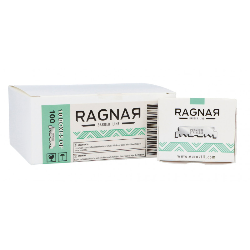 Rasoirs, lames - Boite de 10 X 100 Lames Ragnar Premium 