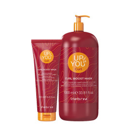 Masque hydratant pour cheveux bouclés, frisés, ondulés - Up to You - Inebrya - Maneliss