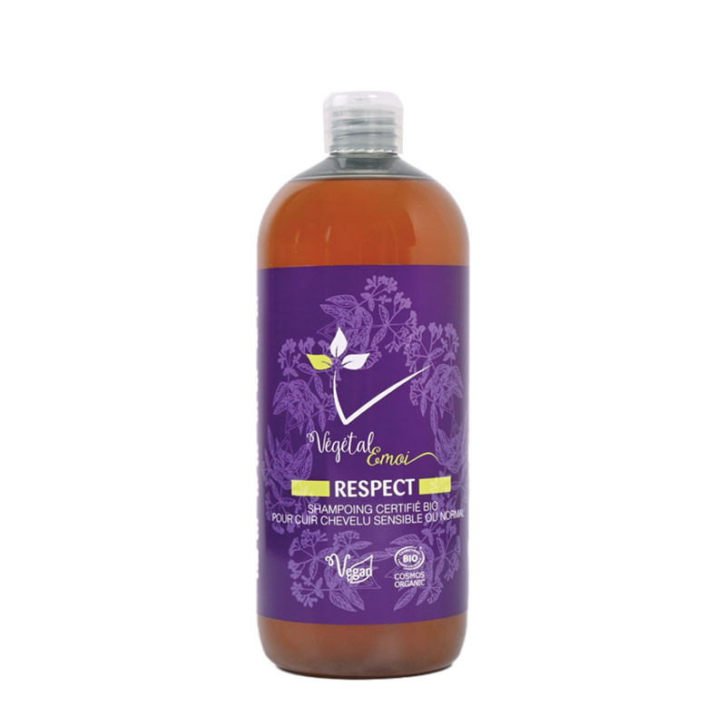 Shampoing BIO Respect 1000ml - Végétal'émoi -  Maneliss