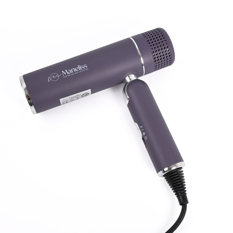 Sèche cheveux pliant  "Le voyageur" Violet - Maneliss