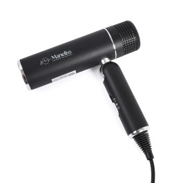 Sèche cheveux pliant  "Le voyageur" noir - Maneliss