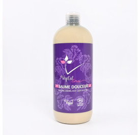 Soin capillaire Bio - Baume Douceur format 1000ml - Végétal'émoi, une marque du groupe Maneliss