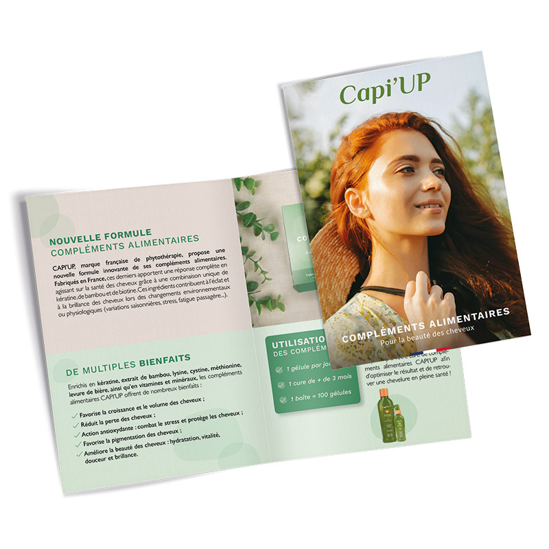 Dépliant conso complément alimentaire - Capi'UP