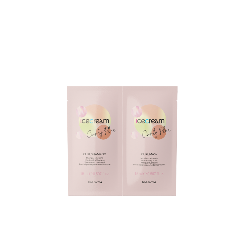 Échantillon Curl Shampoing + Masque 2x15ml - Inebrya Échantillon Curl Shampoing + Masque 2x15ml - Inebrya