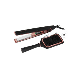 Lisseur C1 Digital Black Copper Soft + Brosse Paddle offert - Corioliss - Maneliss