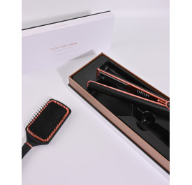 Lisseur C1 Digital Black Copper Soft + Brosse Paddle offert - Corioliss - Maneliss