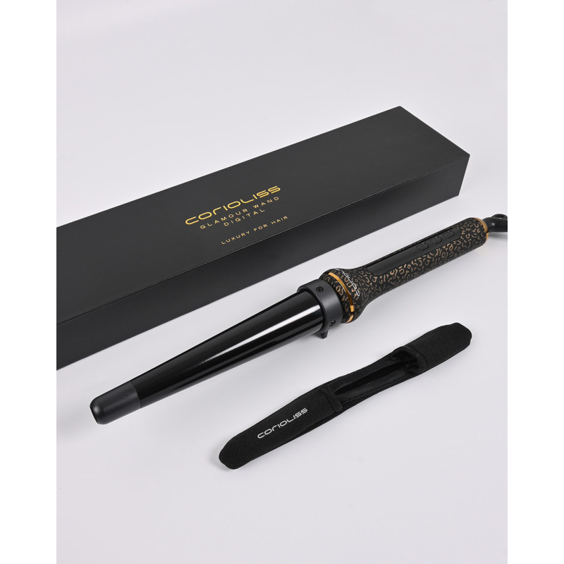Boucleur GLAMOUR WAND Digital GOLD Leopard Soft Touch - Corioliss - Maneliss Boucleur GLAMOUR WAND Digital GOLD Leopard Soft Touch - Corioliss - Maneliss