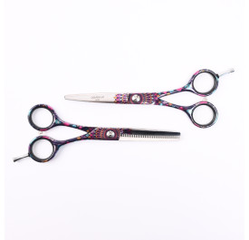 Ciseaux professionnelles duo coupe + sculpteur 5.5 - Oshukaï-ciseaux - Maneliss