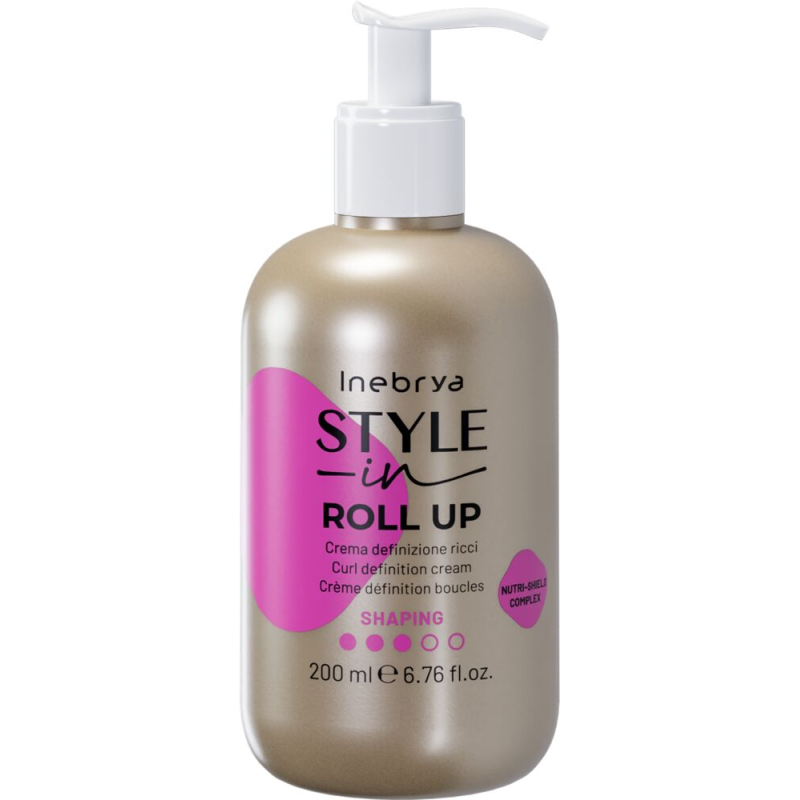 Crème boucles - Roll Up Style-In 200ml - Inebrya - Maneliss