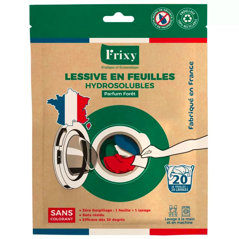 Lessive en feuilles parfum forêt x20 - Maneliss