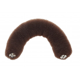 Accessoires cheveux - Banane boudin avec pressions - Clair 18cm 