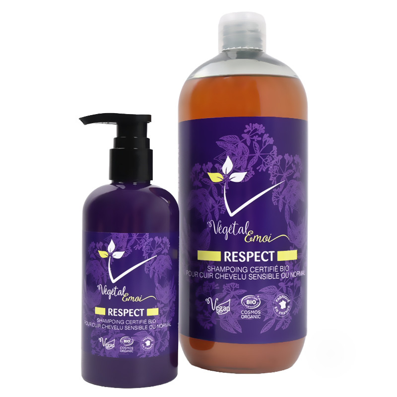 Shampoing BIO Respect - Végétal'émoi -  Maneliss
