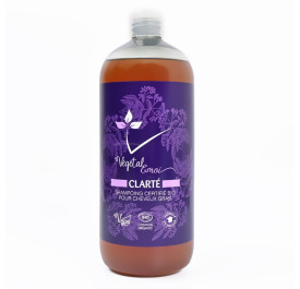 Shampoing bio cheveux gras Clarté 1000ml - Végétal'émoi - Maneliss