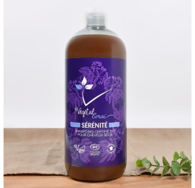 Shampoing certifié bio Sérénité 1000ml- Végétal'émoi - Maneliss