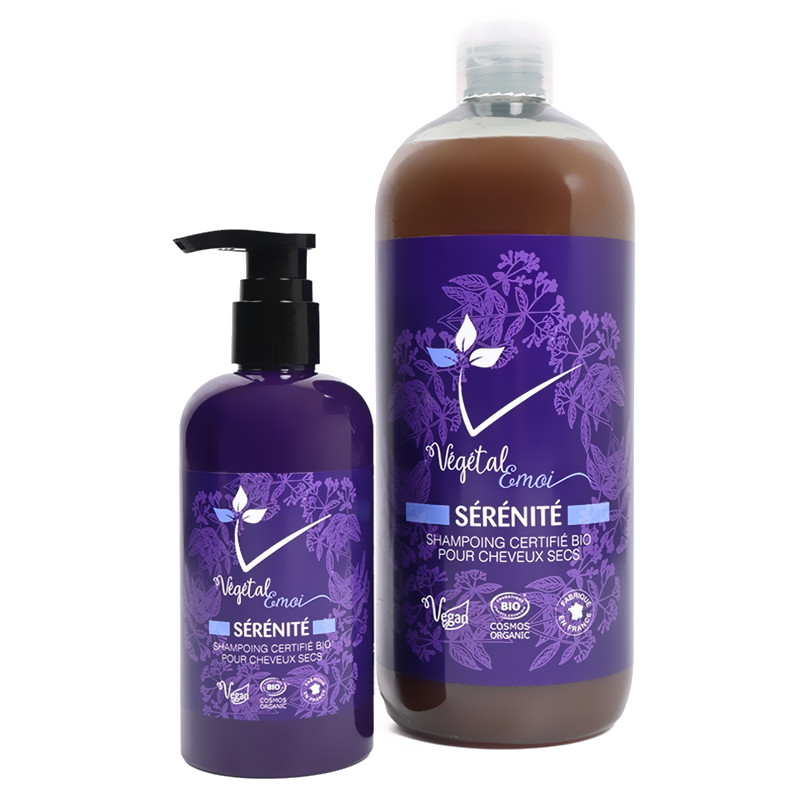 Shampoing certifié bio Sérénité - Végétal'émoi - Maneliss