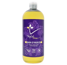 Huile capillaire - Bain d'huiles BIO 1000ml - Végétal'émoi - Maneliss
