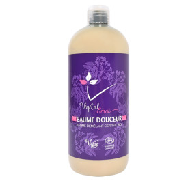 Démêlant professionnel -Baume Douceur BIO 1L - Végétal'émoi - Maneliss