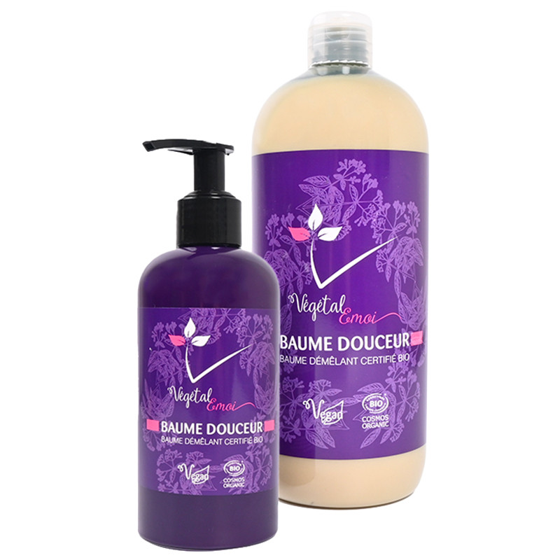 Démêlant professionnel -Baume Douceur BIO - Végétal'émoi - Maneliss