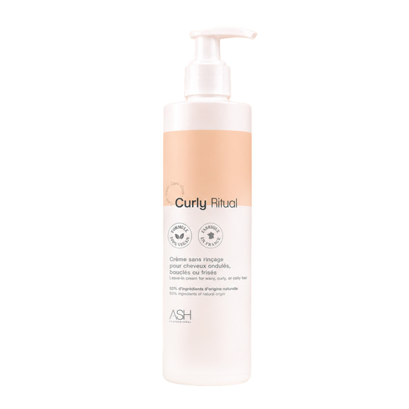 Crème boucles sans rinçage Curly Ritual - ASH Professional - Maneliss