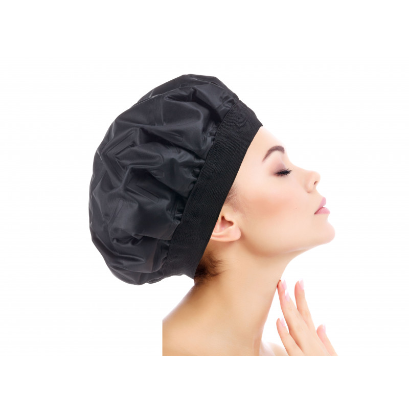 Accessoires cheveux - Bonnet en gel cap noir 