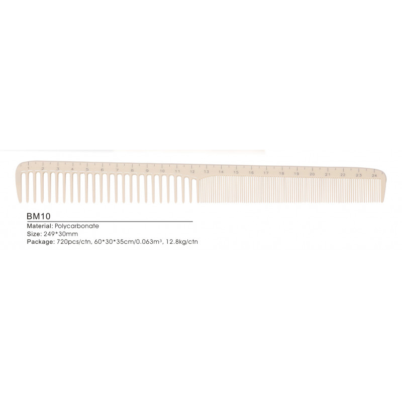 Peignes - Peigne gradué dents larges GM - 249x30 mm 