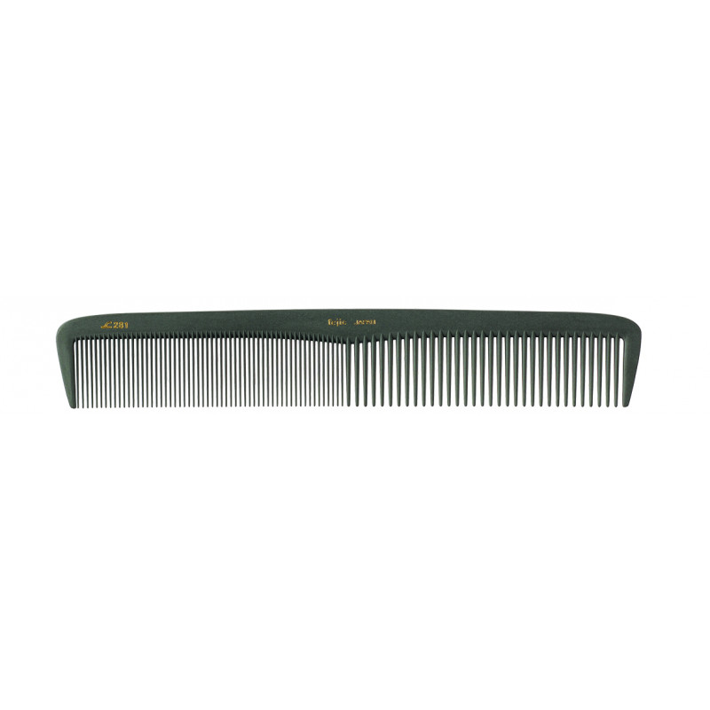 Peignes - Peigne Fejic carbone demi-démêloir dents serrés - 19 cm Peignes - Peigne Fejic carbone demi-démêloir dents serrés - 19 cm