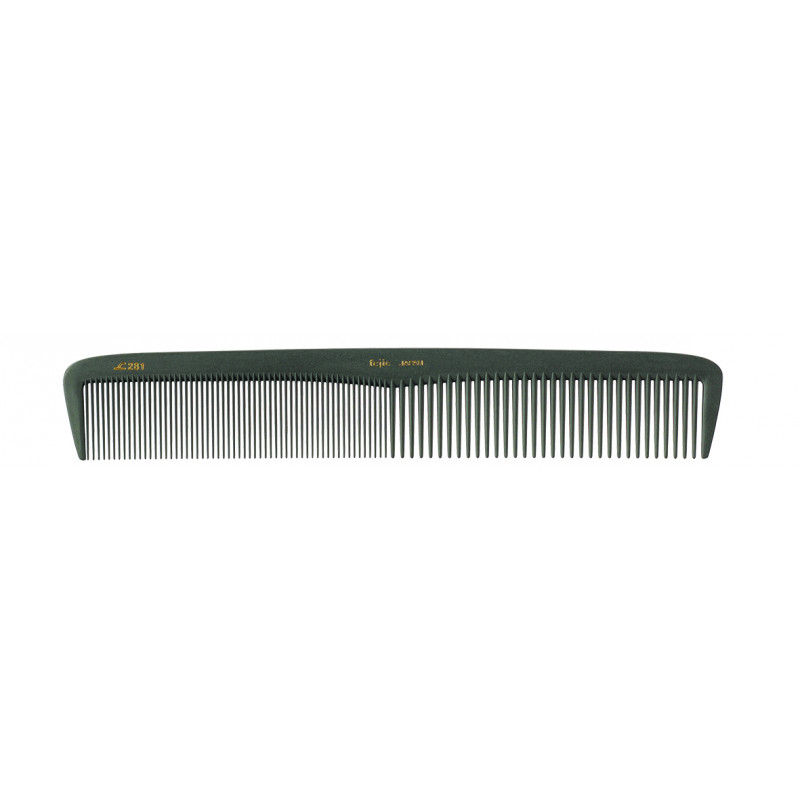 Peignes - Peigne Fejic carbone demi-démêloir dents serrés - 19 cm 