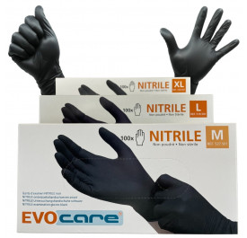Hygiènes, jetables - Boîte de gants en nitrile non poudrés - Taille S 