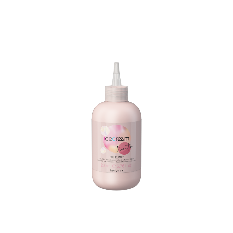 Elixir Oil Keratin Ice Cream 200ml - Inebrya - Maneliss