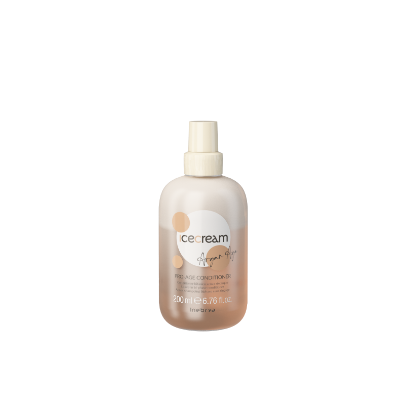 Spray Bi-Phase Conditionner Argan Age Ice Cream 200ml - Inebrya - Maneliss