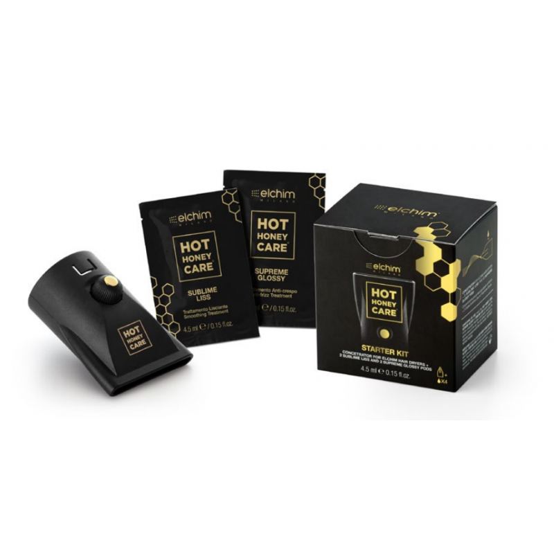 Soin technique - Strarter Kit Hot Honey Care - Cheveux doux et brillant - Elchim - Maneliss