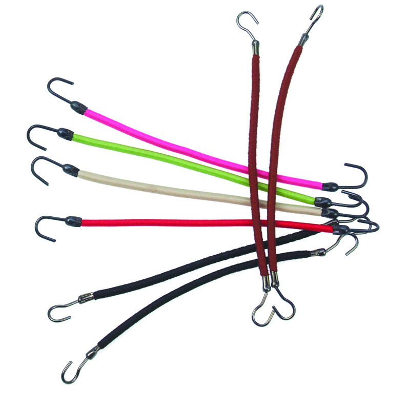 Mèches et colorations - Élastiques à crochets noir - 130mm 