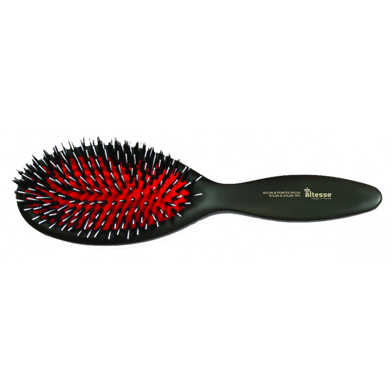 Brosses - Brosse pneumatique sanglier/nylon grande - 11 rangs 